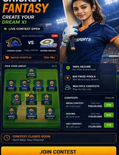 VIPSATTA786 (vip satta 786) fantasy cricket & matchday visual 3